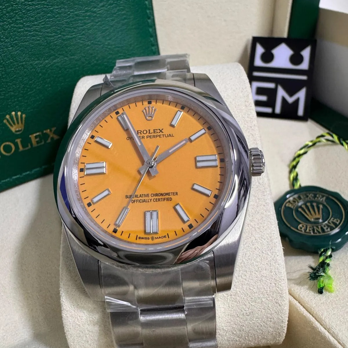 RX Oyster Perpetual 41 – Yellow Dial