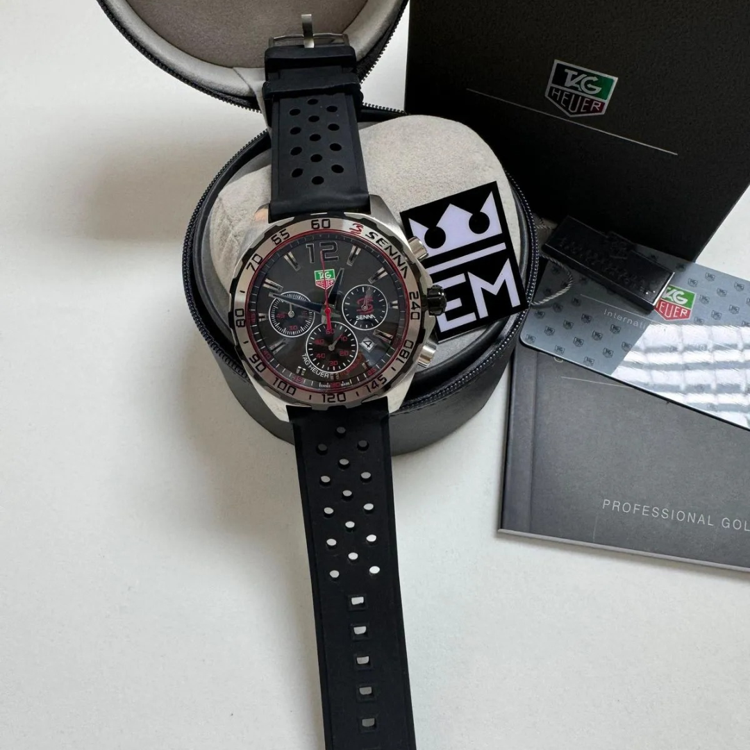 TH Formula 1 Senna Edition – Black/Red | Sport Strap