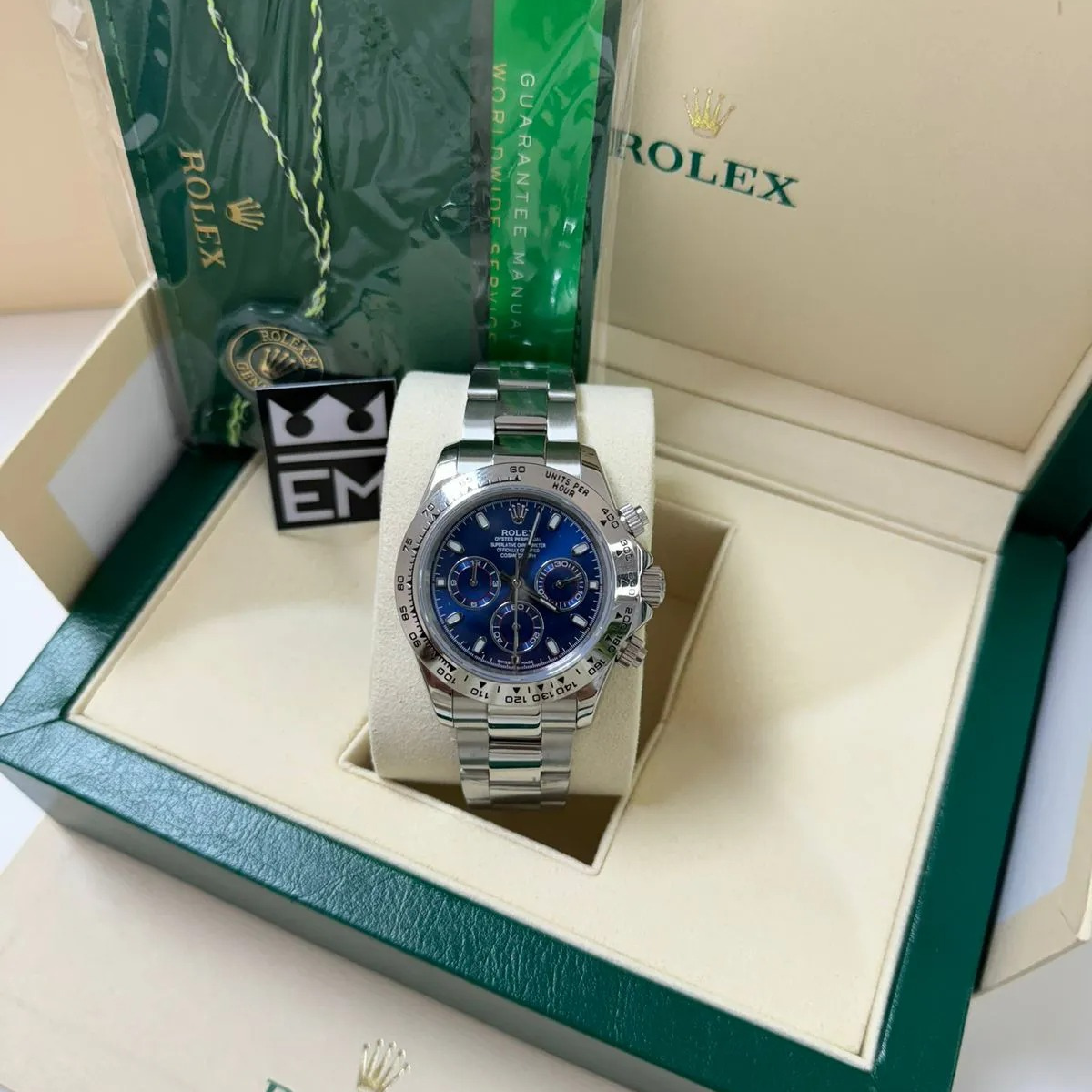 RX Daytona 126509 – Platin-Edition – Blue Dial