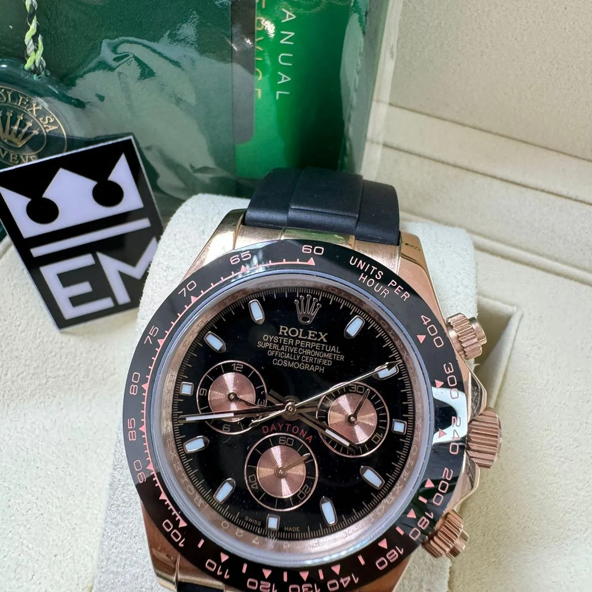 RX Daytona – Black Dial – Oysterflex