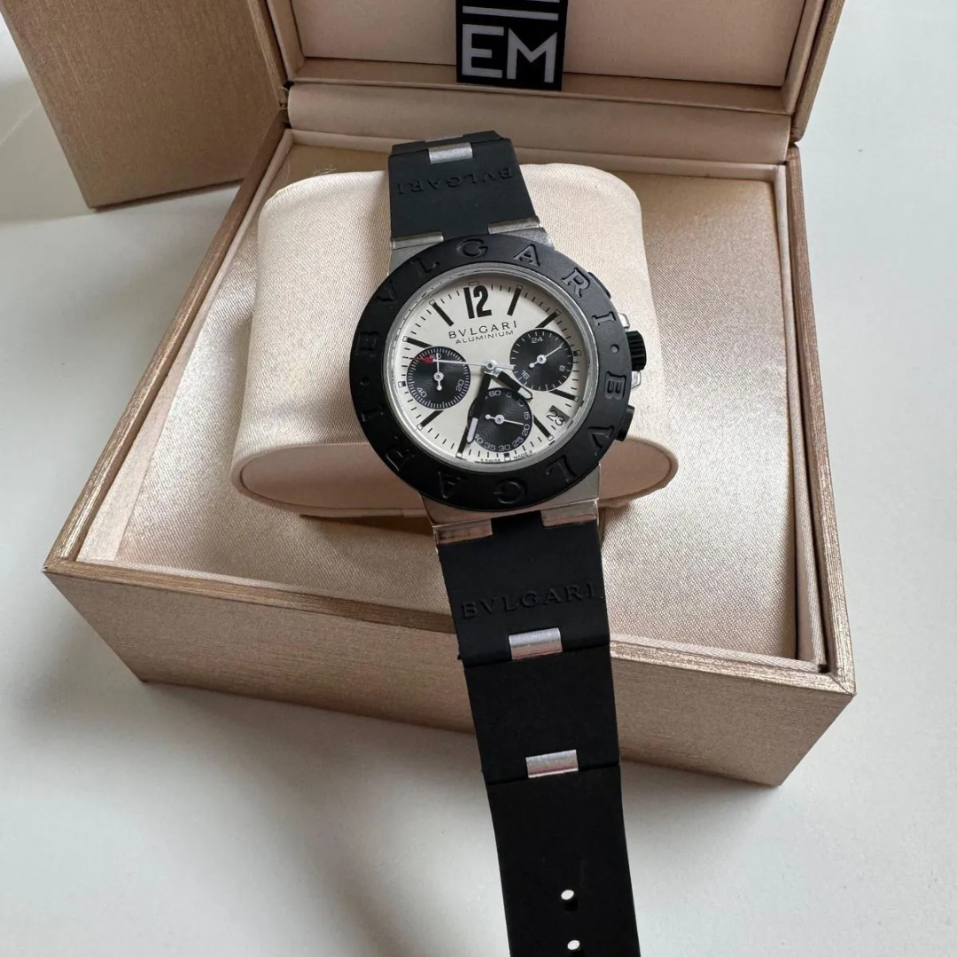 Aluminium Chronograph Black-White