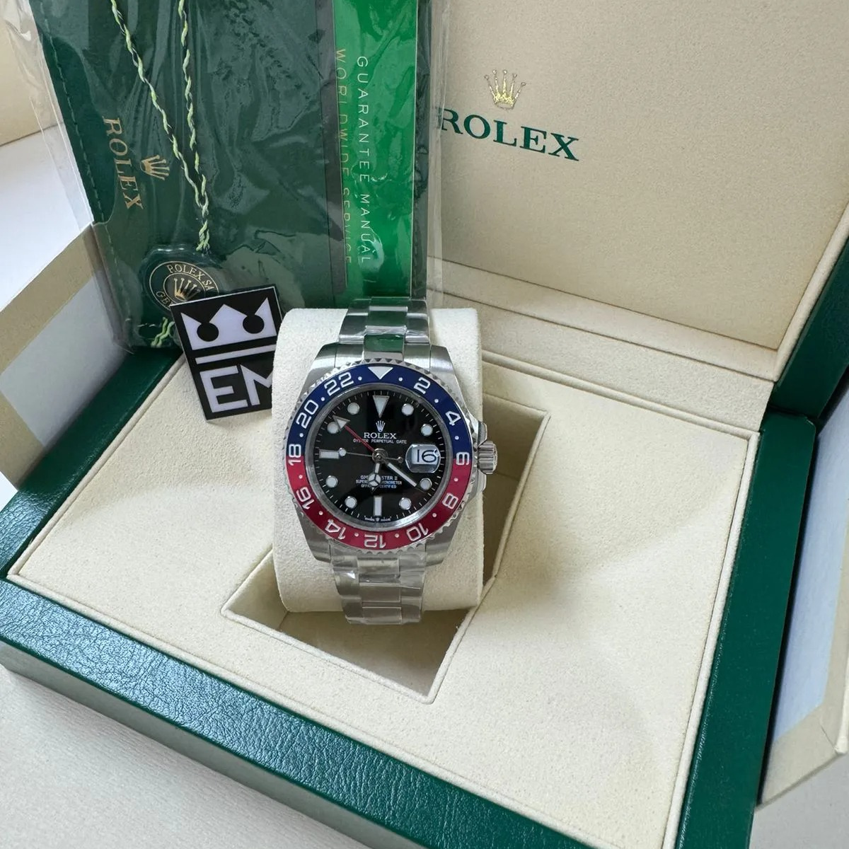 RX GMT-Master II 126710 BLRO – Red/Blue Ceramic – 904L Stainless Steel