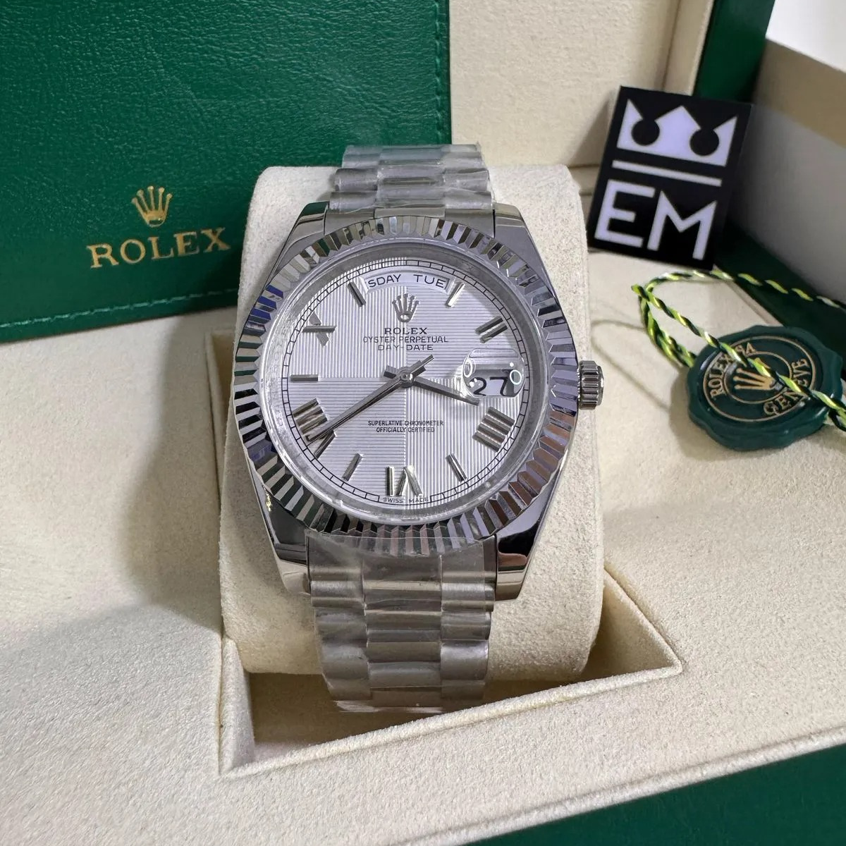 RX Day-Date 40 – Silver Dial