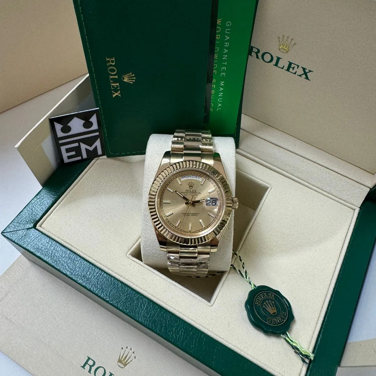RX Day-Date 40 – Gold Dial