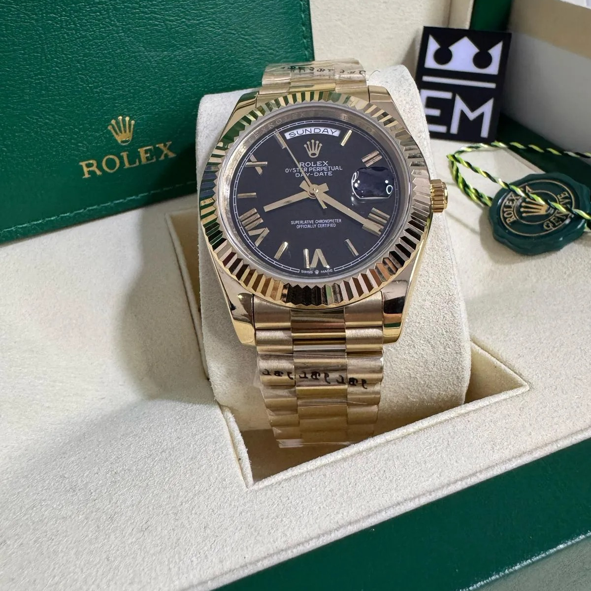RX Day-Date 40 – Black Dial