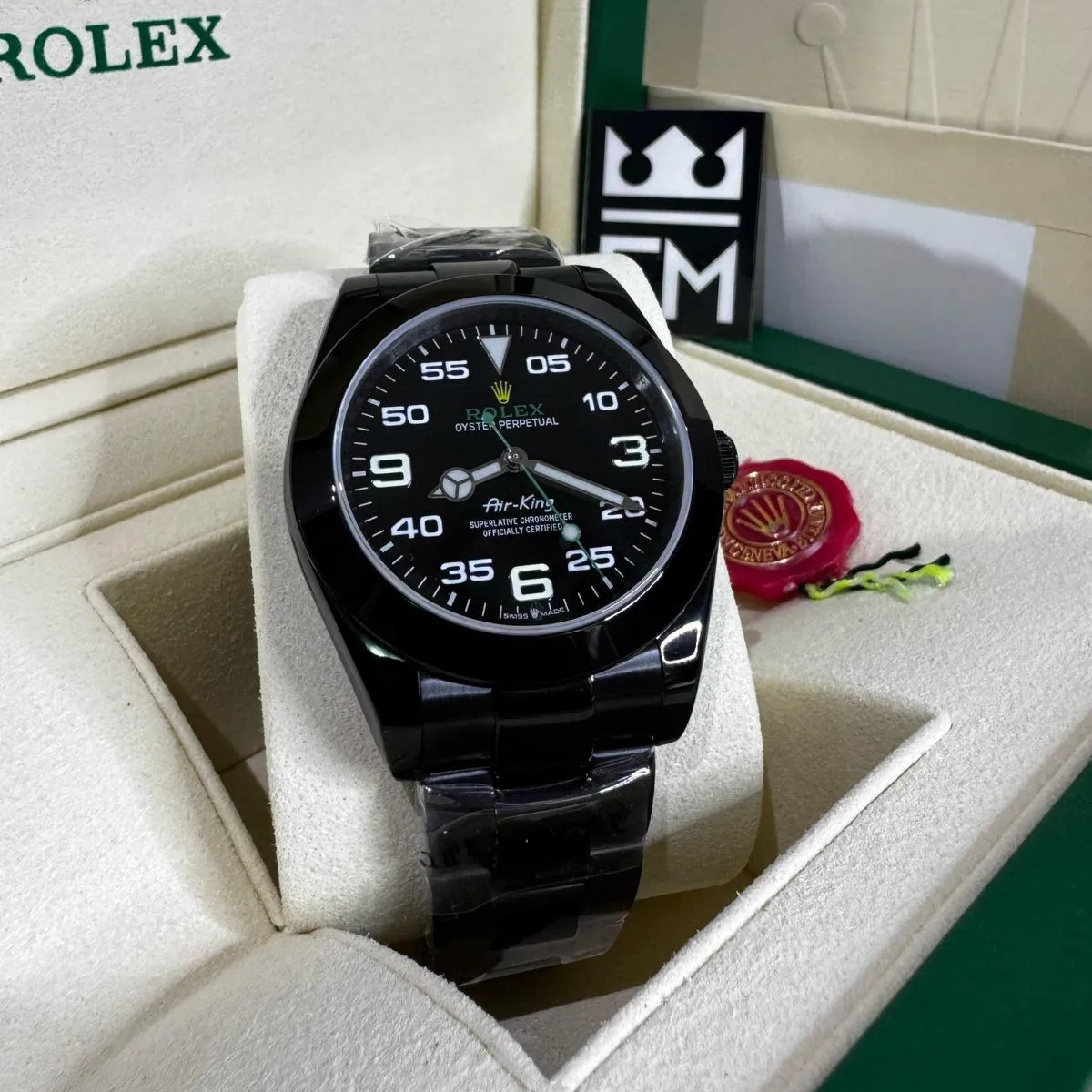 RX Air-King – Black Dial – Black Coated