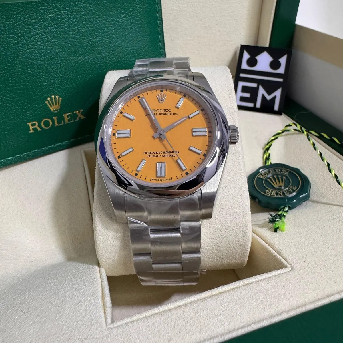 RX Oyster Perpetual 41 – Yellow Dial