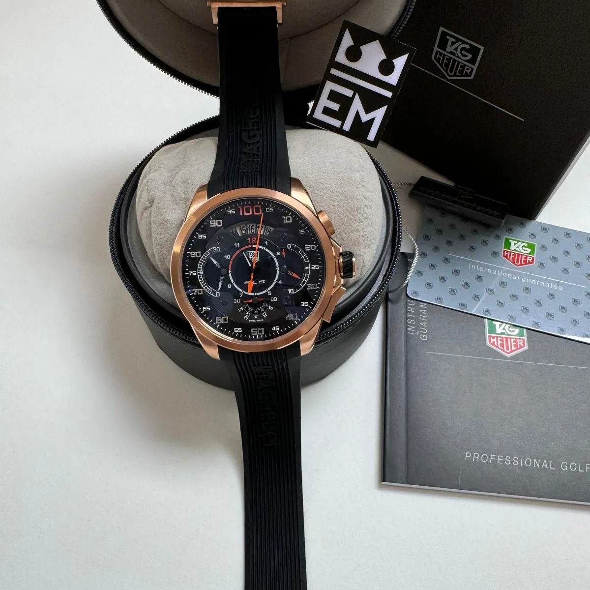 TH Grand Carrera Mikrotimer – Rose Gold Black