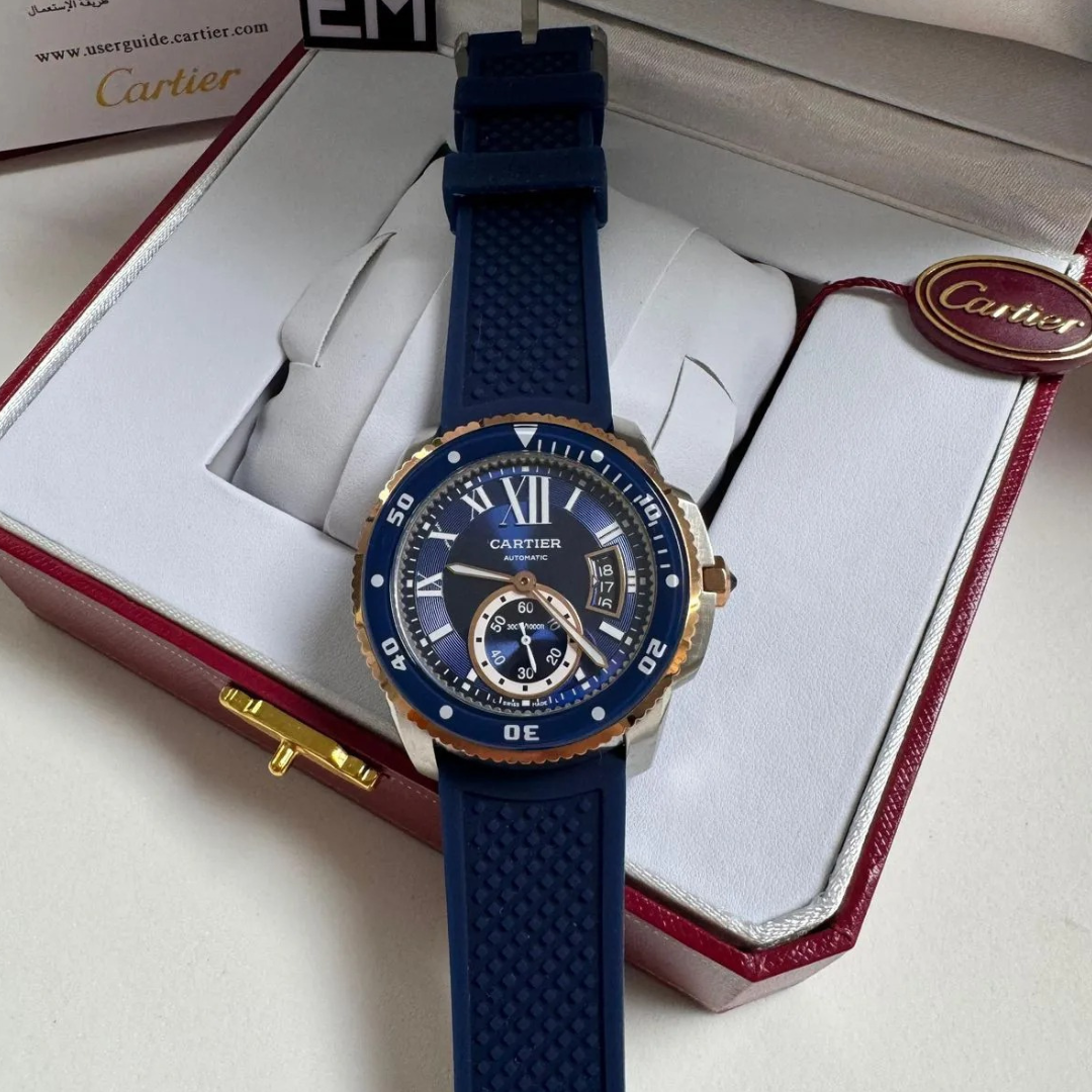 CRT Calibre de Cartier Blue Gold – Automatic