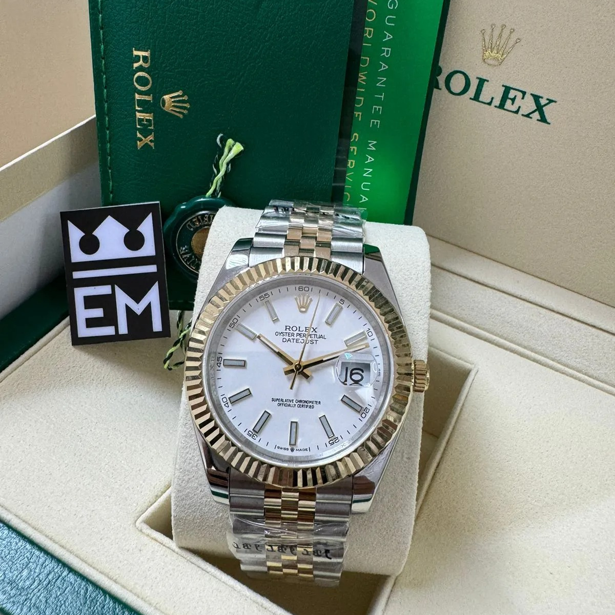 RX Datejust 41 – White Dial