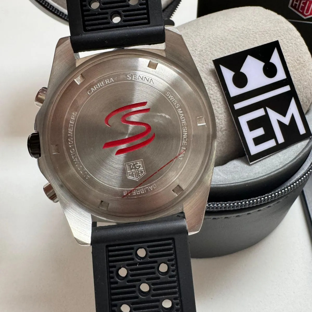 TH Formula 1 Senna Edition – Silver/Black | Sport Strap