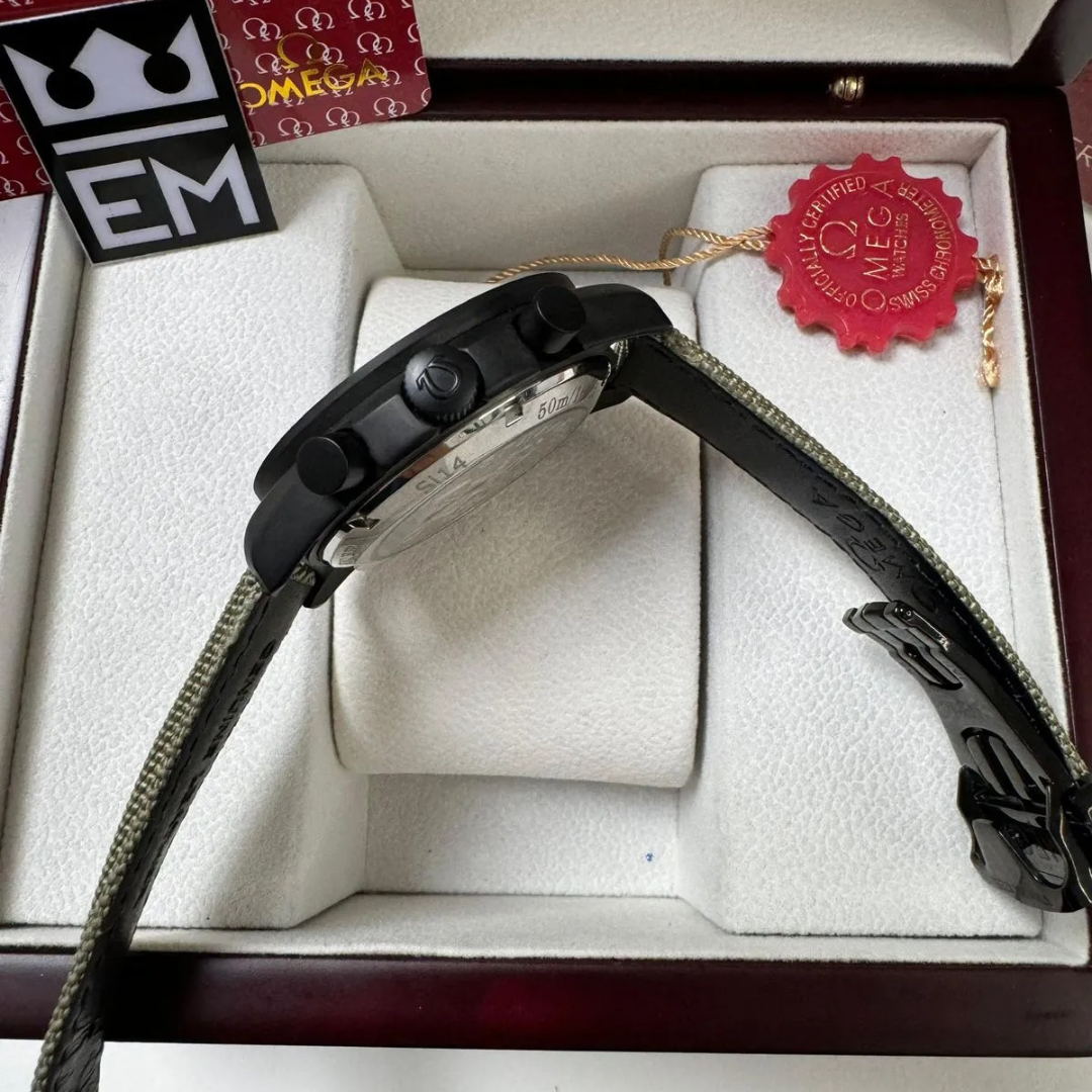 Speedmaster Dark Edition – Black/Khaki | Chronograph
