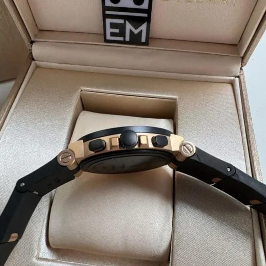 Aluminium Chronograph Black/Rose Gold