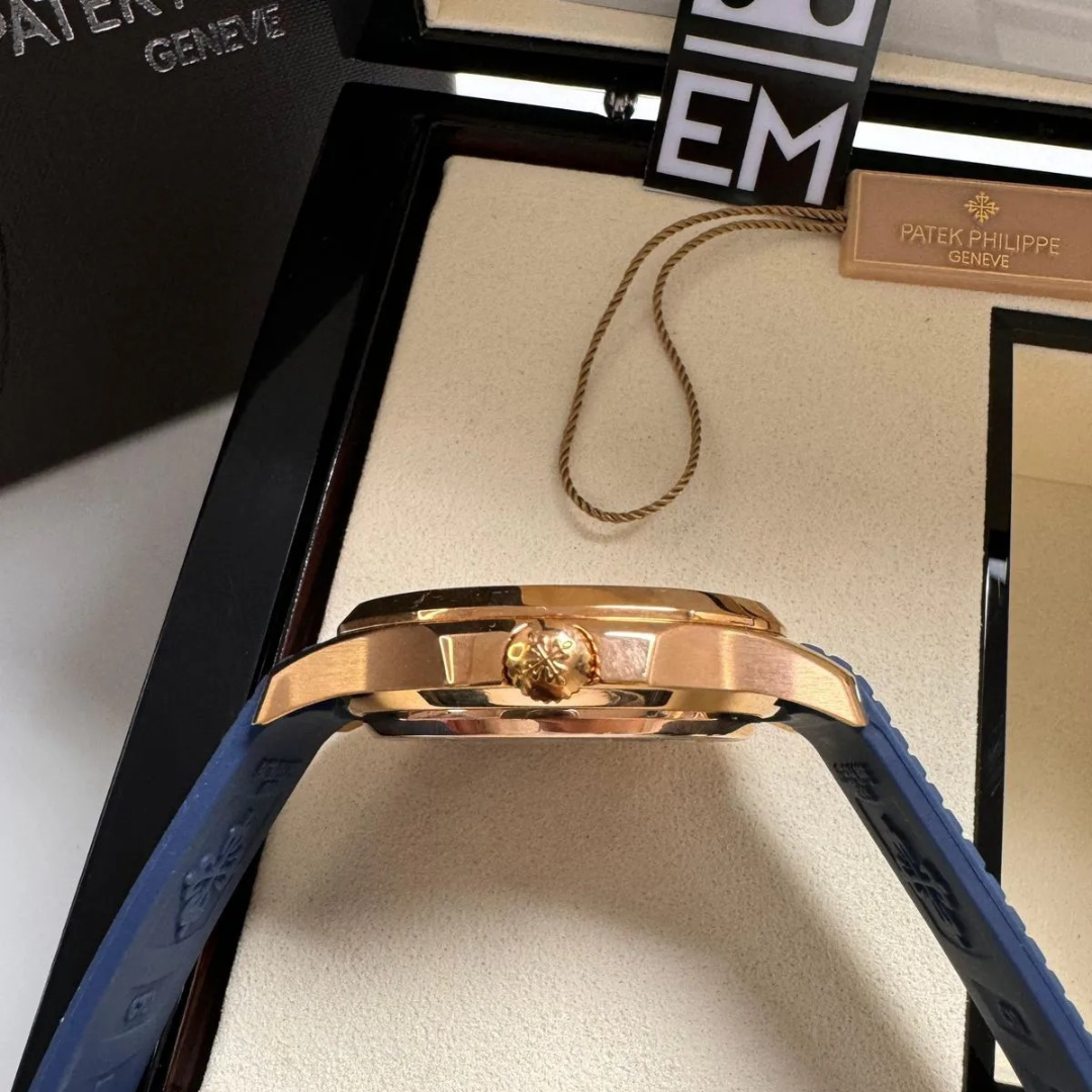 PP Aquanaut Automatic Blue Rose Gold