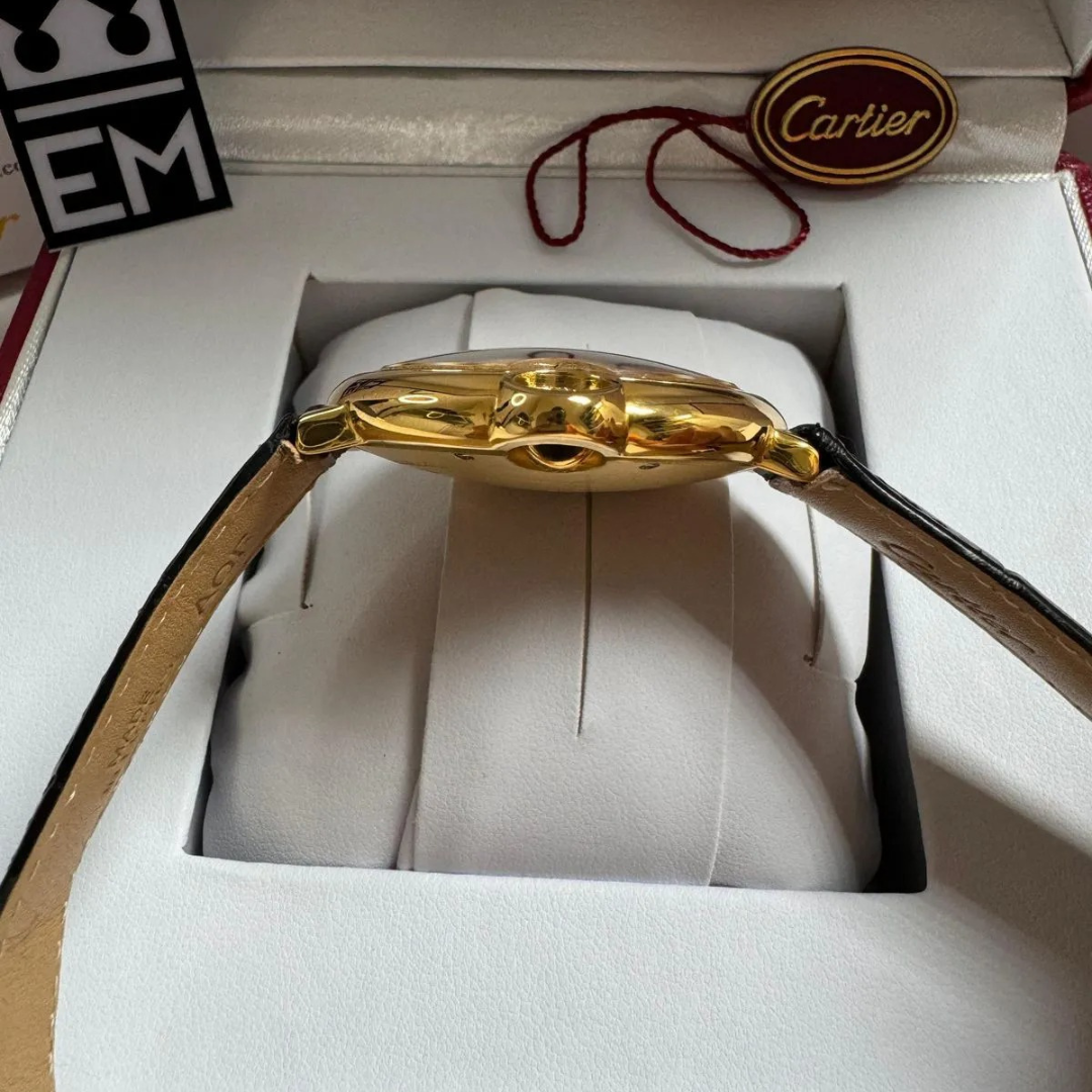 CRT Ballon Bleu Gold Automatic – Leather Strap Black