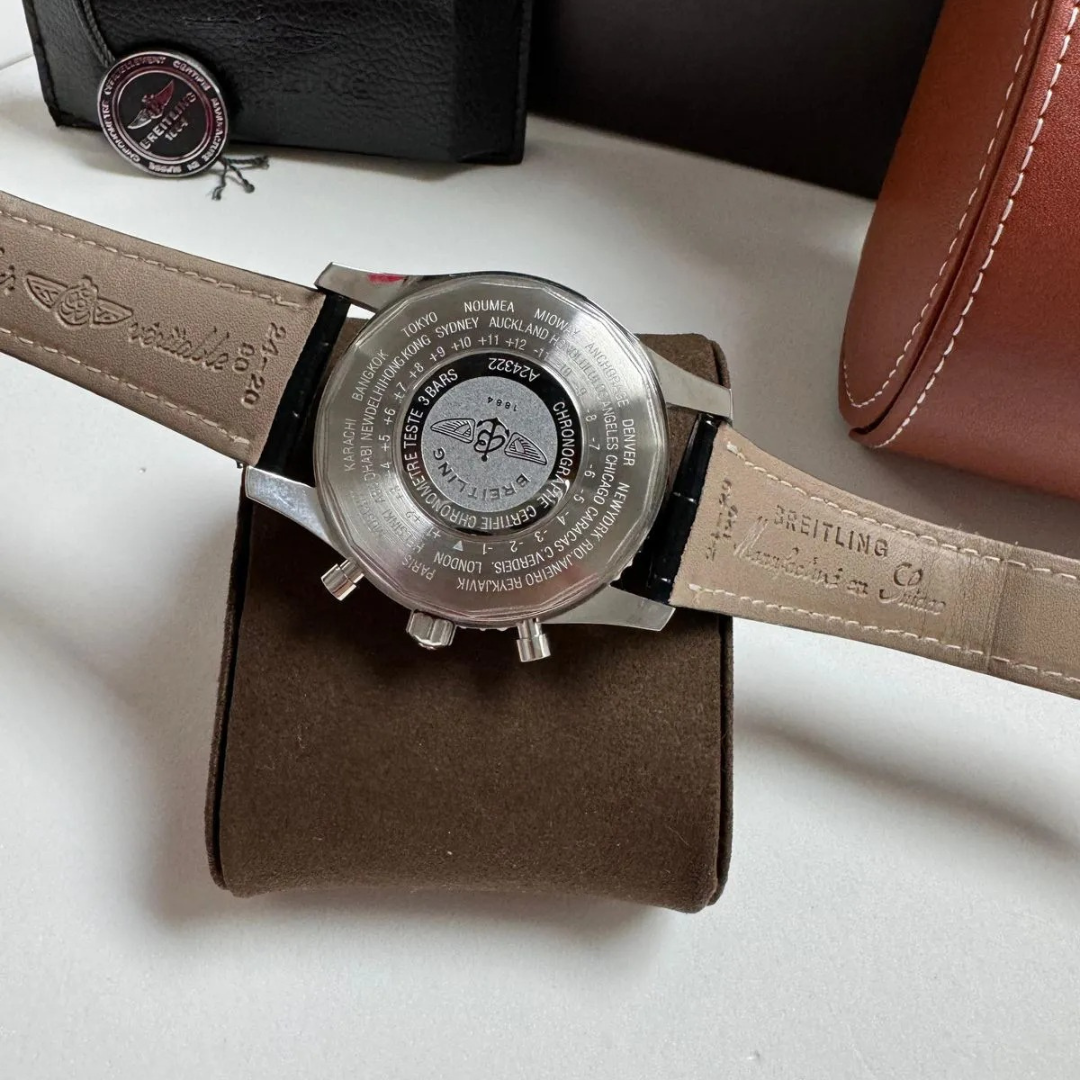 Navitimer Chronograph Stainless Steel Black/White