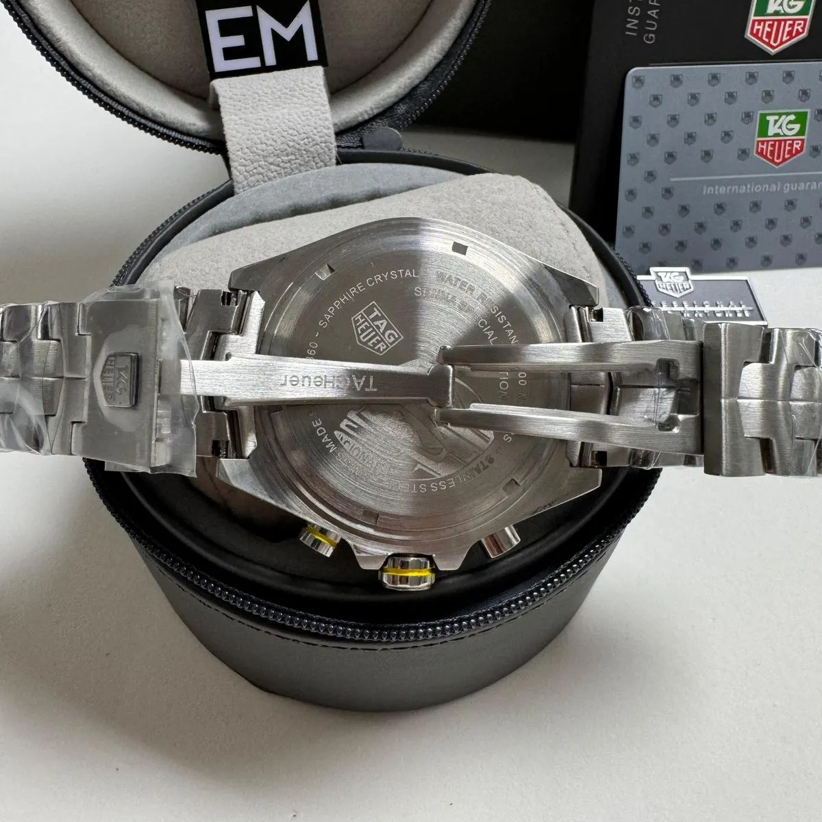 TH Formula 1 Senna Chronograph Stainless Steel Black/Yellow – 44 mm