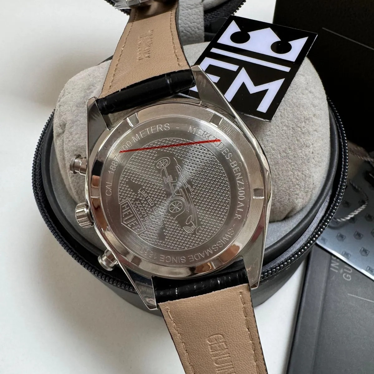 TH Carrera Chronograph – Emerald Green Dial Leather Strap