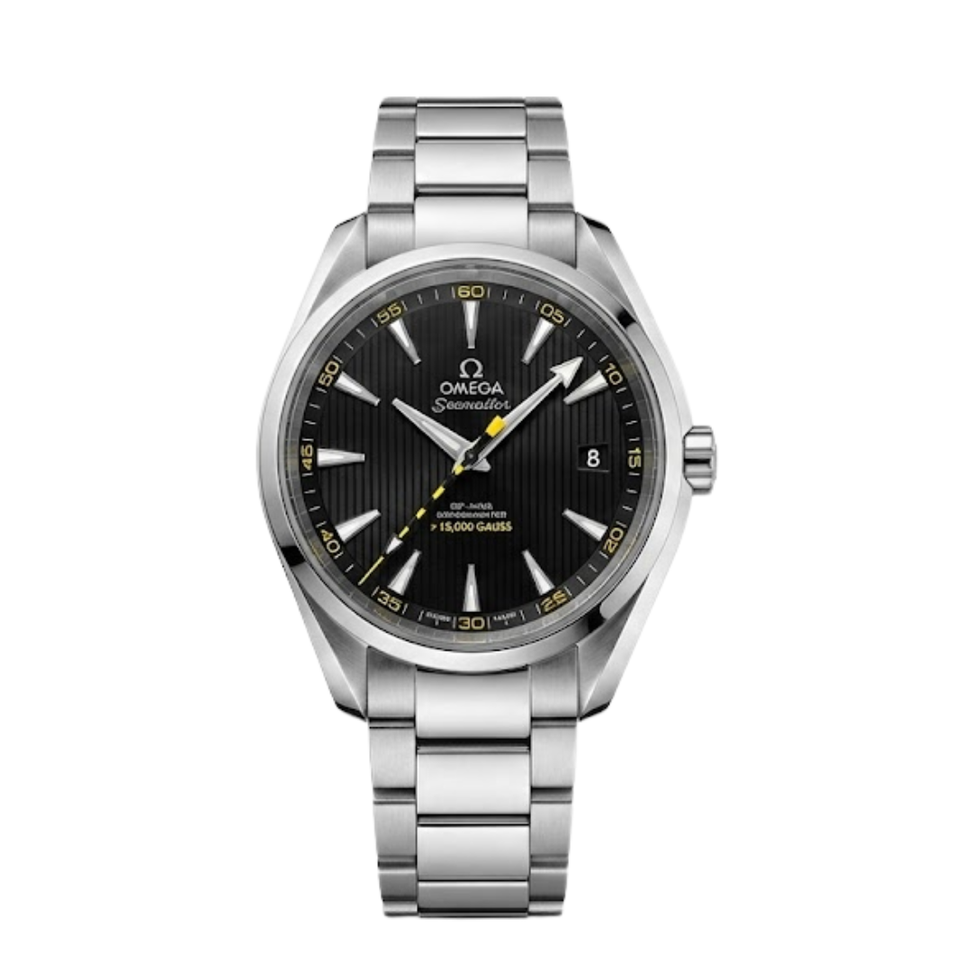 Seamaster Aqua Terra > 15.000 GAUSS (Black Dial in Yellow)