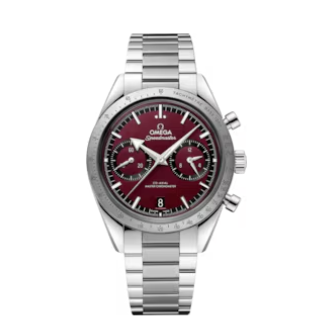 Speedmaster Wine Red Steel