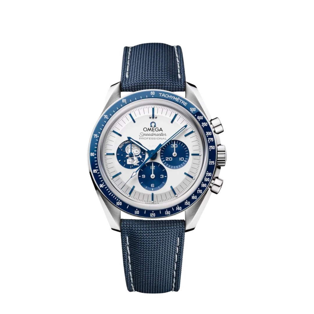 Speedmaster Blue Edition – White/Blue | Chronograph 42mm