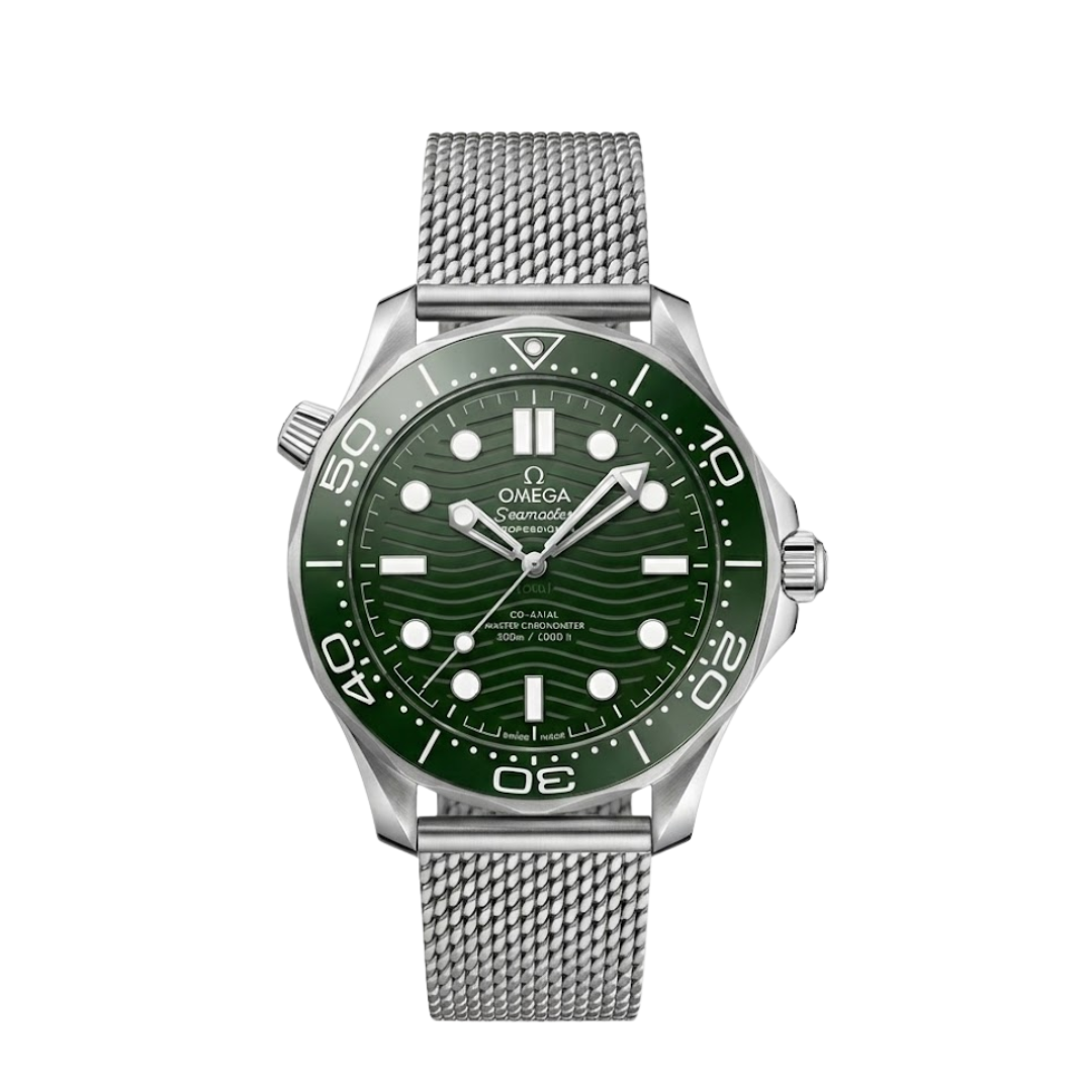 Seamaster “Diver 300M” Green/Mesh Bracelet