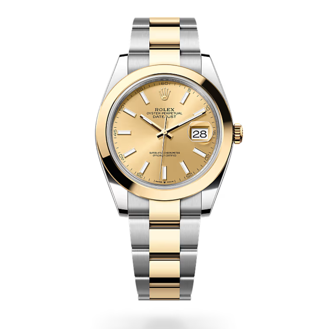 RX Datejust 41 – Champagner Dial – Rolesor
