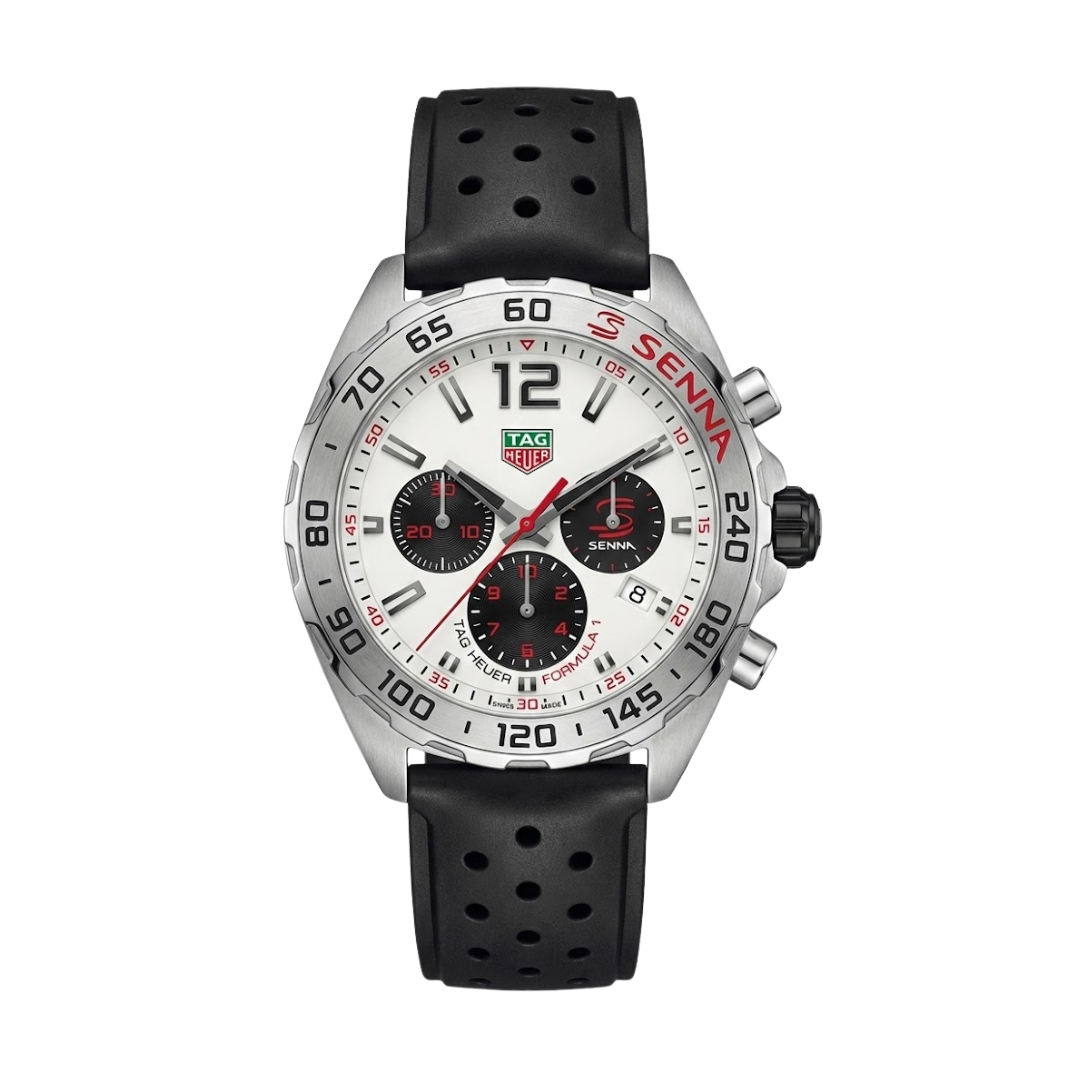 TH Formula 1 Senna Edition – Silver/Black | Sport Strap