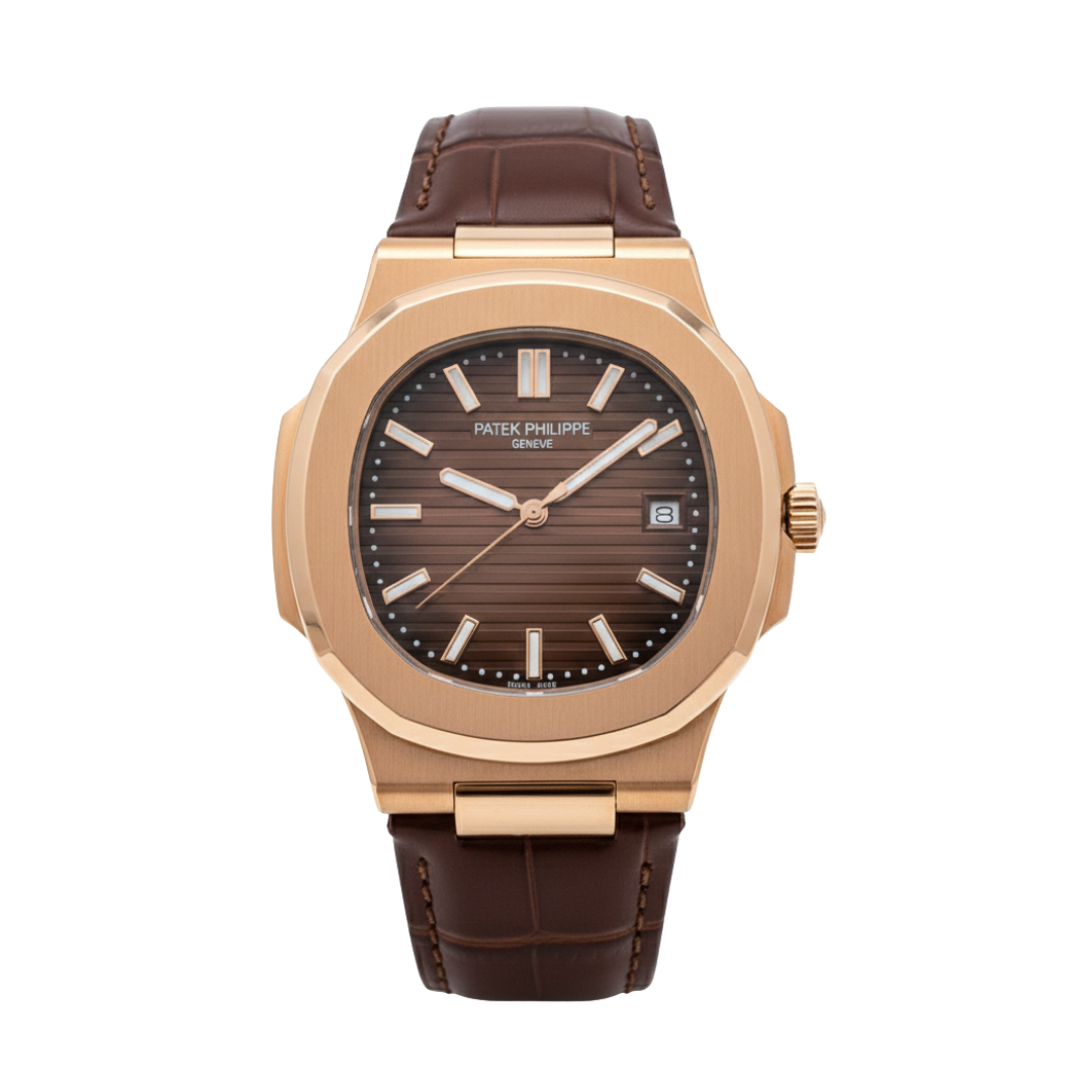PP  Nautilus Rose Gold Brown Automatic