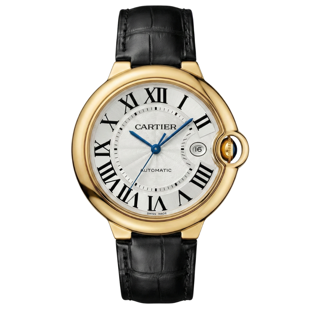 CRT Ballon Bleu Gold Automatic – Leather Strap Black